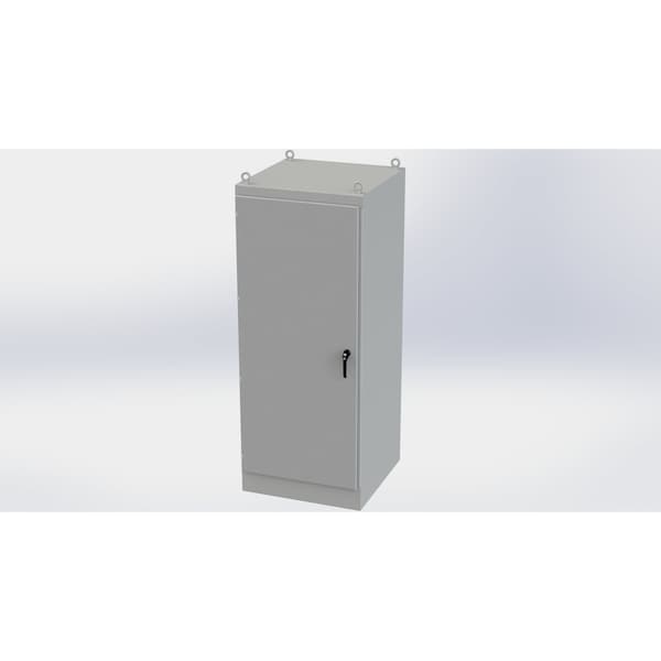 3 Point Latch with Padlock/Keylock Handle Electrical Enclosures, 90 in H, 36 in D, 36 in W